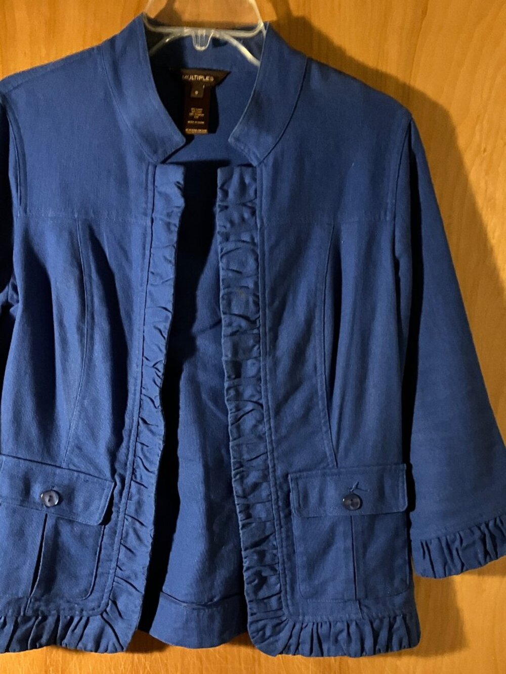 Open front jacket
